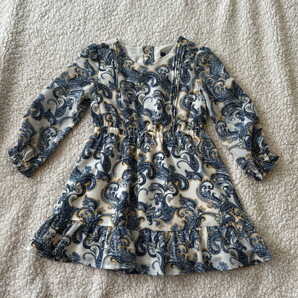Janie and Jack paisley dress NWT